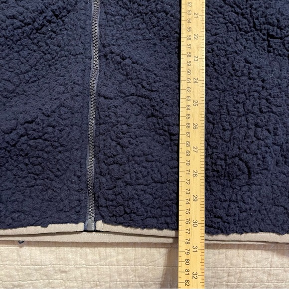 Disney World Mickey Mouse Sherpa Hoodie Zip Up Denali Jacket Adult 2XL Blue - Picture 3 of 10